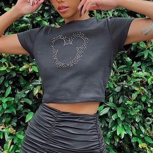 RHINESTONE BABY TEE